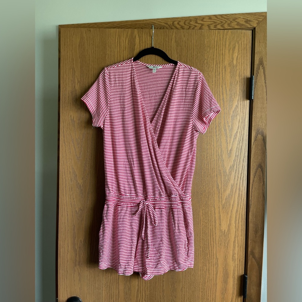 Vineyard Vines Striped Crossover Romper